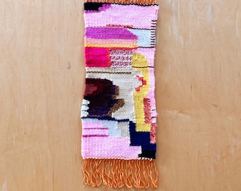 Glitch Woven Wall Hanging ~ Weaving by Jaime Derringer