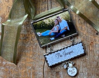 Custom Christmas Ornament Newly Engaged First Married Christmas Ornment as Mr. & Mrs.