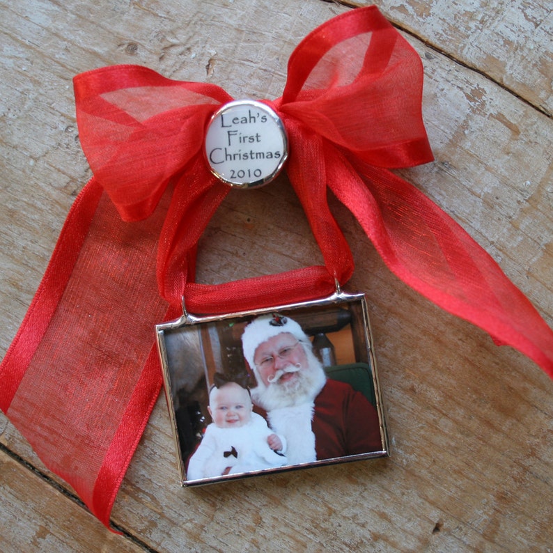 Custom Photo Ornament First Christmas Ornament My First Etsy