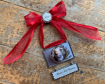 First Christmas Custom Photo Ornament