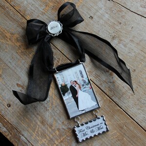 First Christmas Married- Wedding Gift- Newlywed Christmas Ornament- Personalized Gift-Custom Photo Ornament-My First Christmas