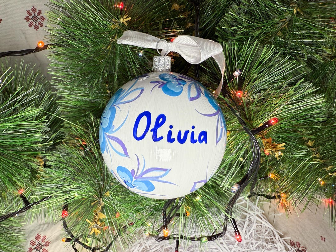 Personalized Christmas Ball Ornaments 3.14 In, Custom Tree Decoration — free download