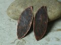 Hand hammered marquise drop dangle size 33x13mm, select your color and quantity (AC)(-) D61