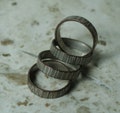 Hand hammered textured or plain surface band ring, silver, antique silver, gold, select your size, color, surface texture and quantity (SP)