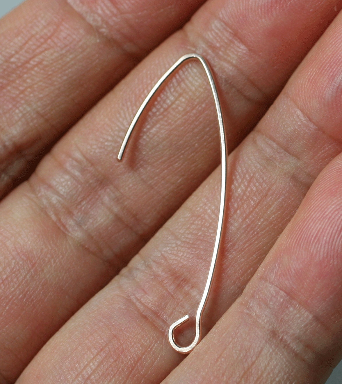 Hook earwire handmade earwire French hook earwire size Etsy
