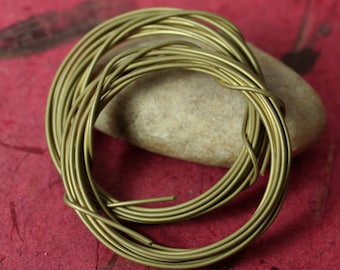 Hand antiqued solid brass or copper wire, select your color and quantity (Wire))(AB)