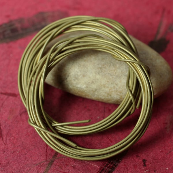 Hand antiqued solid brass or copper wire, select your color and quantity (Wire))(AB)