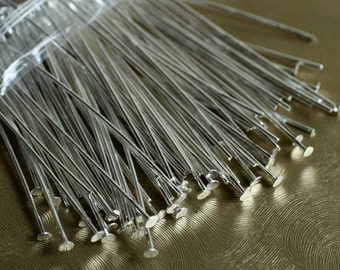 50mm Head Pins, 21g Jewelry Making Supplies, select color and quantity