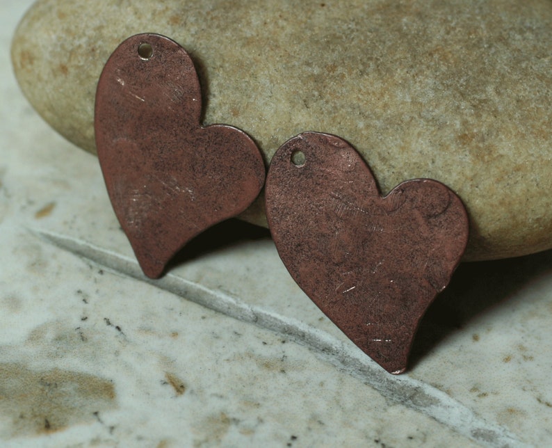 sale, Hand hammered heart dangle drop charm size aprox 17x17mm, select your color and quantity XW01295ACPN Antique copper