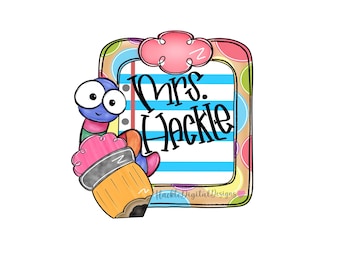 Teacher Door Hanger Template: Back to School Craft (Digital Download)