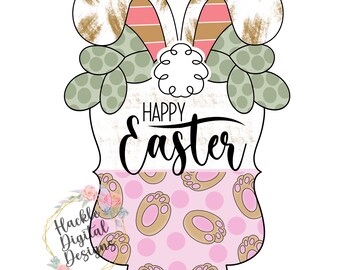 TEMPLATE: Easter Door Hanger Template