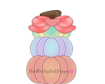 Stacked Pumpkin Door Hanger Template, Fall Decor (Digital Download)