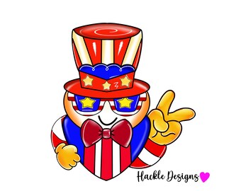 Patriotic Door Hanger Template, Fourth of July (Digital Template)