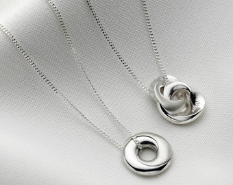 Personalised Mobius Love Locket Necklace