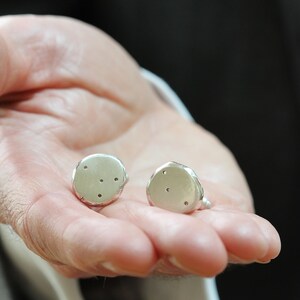 Personalised Constellation Cufflinks in Sterling Silver image 3
