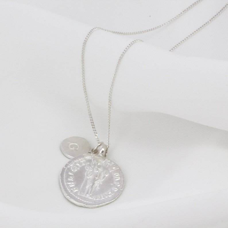 Personalised Silver Goddess Initial Necklace image 7