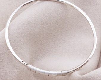 Personalised Hidden Message Bangle