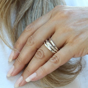 Sterling Silver Organic Scroll Ring