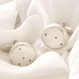Personalised Constellation Cufflinks in Sterling Silver image 2