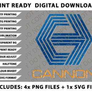 Blue Cannon Png Bundle, SVG Files, Digital Downloads