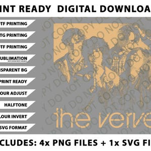 The Verve Png Bundle, SVG Files, Digital Downloads