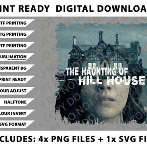 The Haunting of Hill House Png Bundle, SVG Files, Digital Downloads