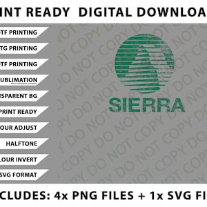 Sierra Faded 1 Png-Bundle, SVG-Dateien, digitale Downloads