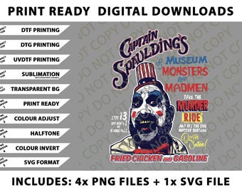 The Philosophy Of House Of 1000 Corpses Png Bundle, SVG Files, Digital Downloads