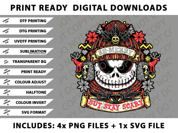 COPY - Jack Skellington Bundle Jack Skellington face black white bundle svg, Jack  main image 4