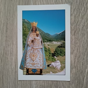Religiöse Ansichtskarten. Die Kirche des Heiligen Antonius in Lemberg (Ukraine). Madonna del Santuario di Canneto (Name auf italienisch). Straßburger Münster.