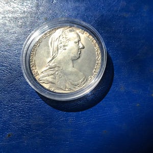 Maria Theresa Thaler Silver Coin: London Mint, Austrian Empire