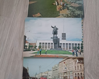 Russian Museum Leningrad Painting, Vintage Soviet Art Postcard Set