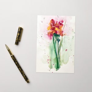 Abstract Floral Greeting card