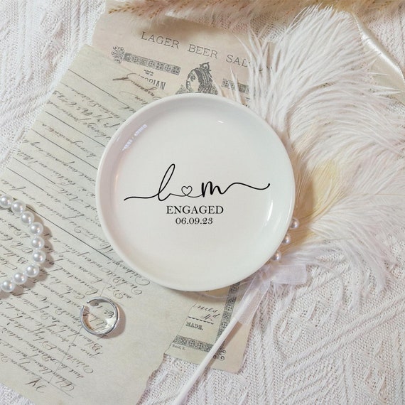 Wedding Ring Dish, Engagement Gifts, Personalized Ring Dish, Gifts