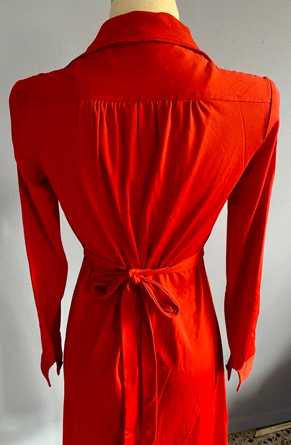 Vintage 1970’s Jody T of California Red Stretch K… - image 5
