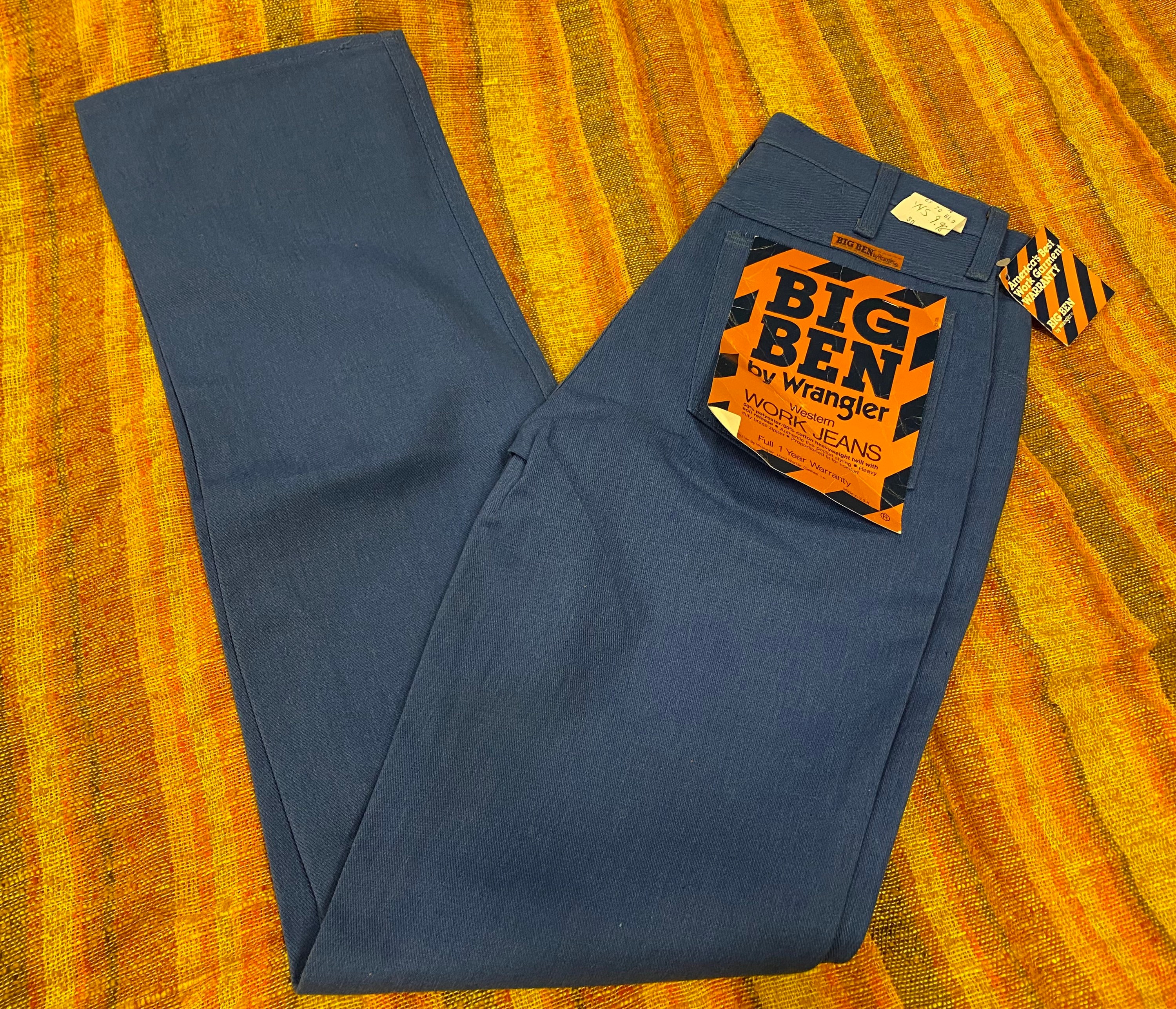 spanning rivier Spaans Vintage 80s Big Ben by Wrangler Western Work Jeans 30 X 34 - Etsy