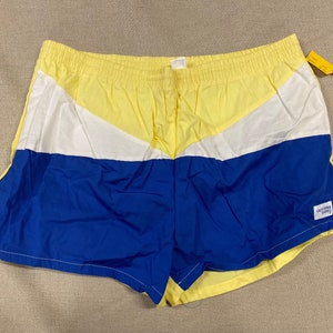 Vintage 1970’s California Shores Men’s Cotton Swim Trunks Swimsuit Surf XL 40-42 Old Stock