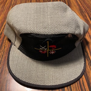 Vintage Men’s 1960’s Sports Mesh Hat Cap Brim Fishing Tennis Size 7