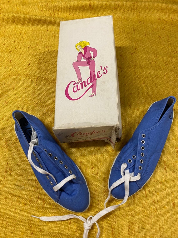 Vintage 1980’s Candies by El Greco  Blue Sneakers 