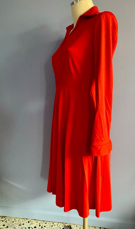 Vintage 1970’s Jody T of California Red Stretch K… - image 3