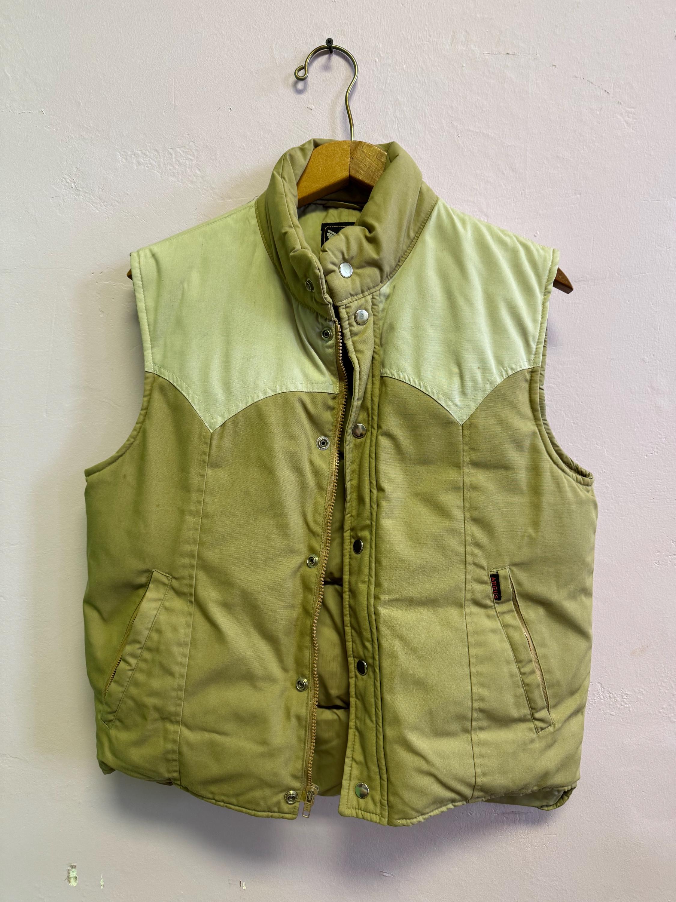 Vintage Western Puffer Vest - Etsy
