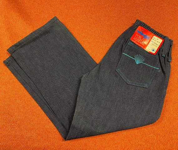 Vintage 1970’s Wrangler Kids Embroidered pocket J… - image 1