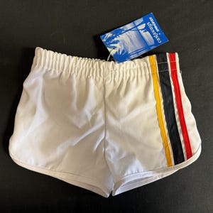 Vintage 1970’s Castaways Swim Trunks Swimsuit Boys 6 Unworn Blue Red