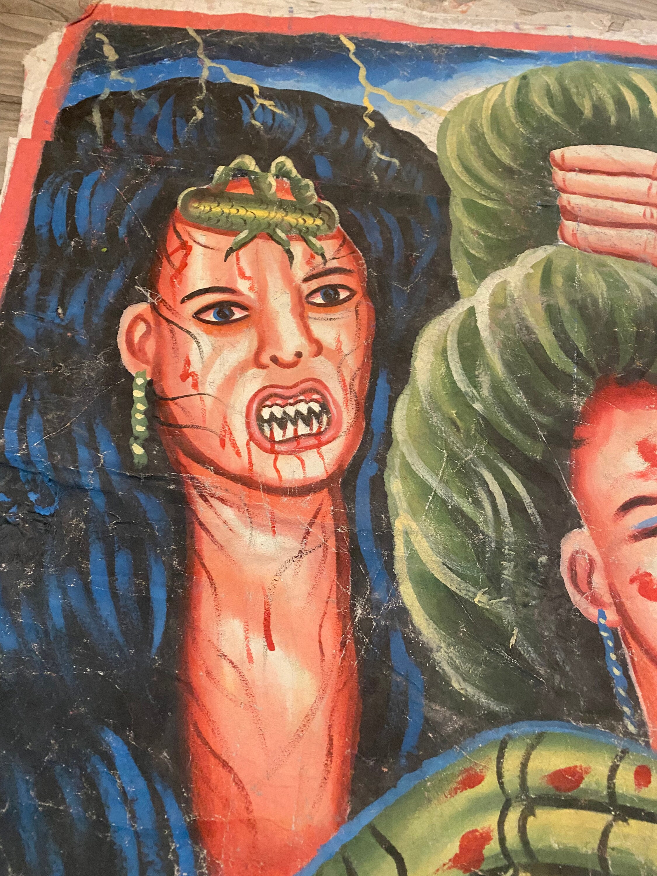 絵画 GHANAVISION film posters hand painted Ghanavision: Hand