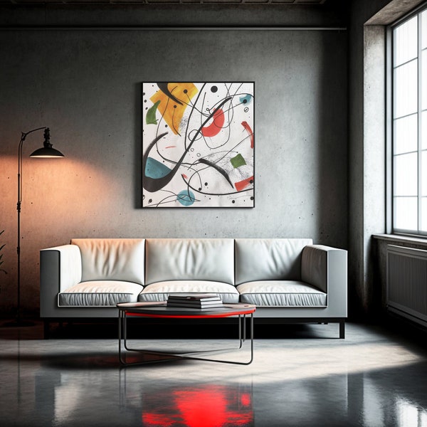 CANVAS PAINTS abstract painting | Digital Download