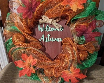 Welcome to autumn wreath