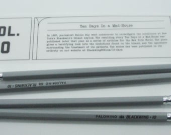 Ltd Edition Blackwing Pencil-Nellie Bly Journalist Tribute-Vol 10 Palomino-Single Pencil