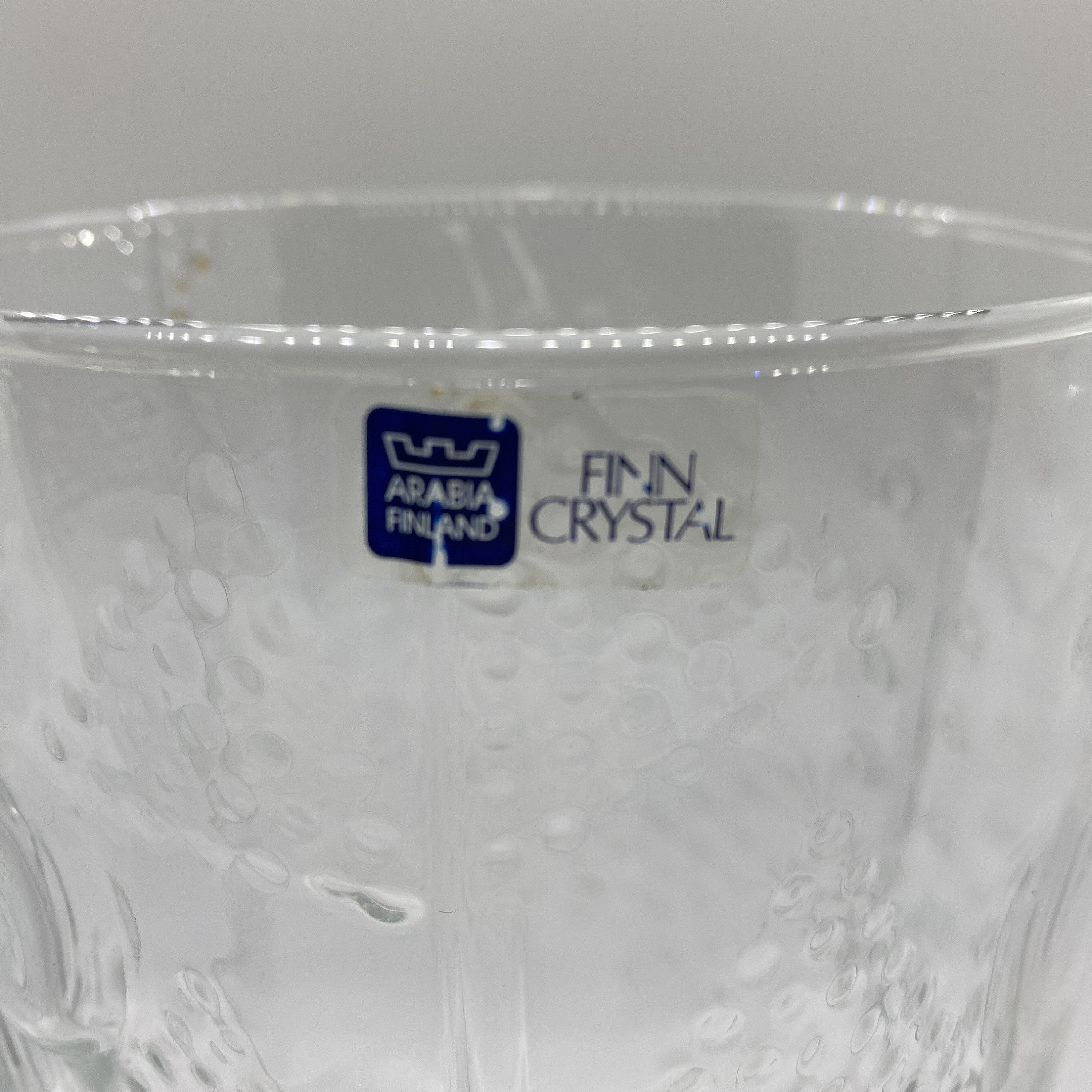 Vintage Finn Flora Arabia Finland Crystal Vase - Etsy Israel