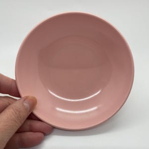 Vintage Windsor Melmac Bowl-Pink Melamine-USA-Small Serving Bowl-Berry/Ice Cream