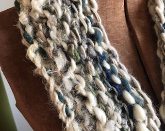 Ice Queen, handknit scarf